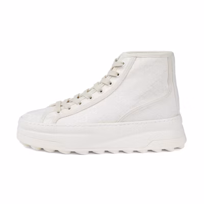 (W) Gucci Canvas Low Top 'White Fashion'