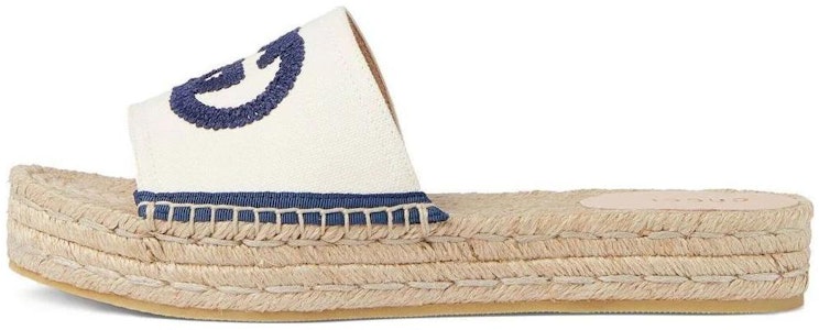 (W) 구찌 캔버스 플랫폼 슬라이드 (화이트) 725832-KIFD0-9092 Buy (W) 구찌 캔버스 플랫폼 슬라이드 (화이트) 725832-KIFD0-9092