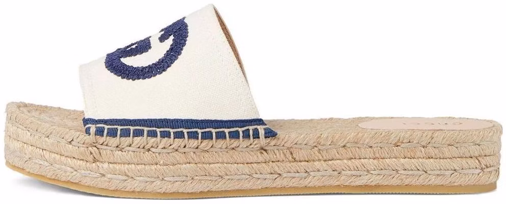 (Women) Gucci Canvas Platform Slide 'White' 725832-KIFD0-9092 Buy (Women) Gucci Canvas Platform Slide 'White' 725832-KIFD0-9092