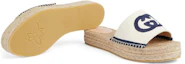 Details for (Women) Gucci Canvas Platform Slide 'White' 725832-KIFD0-9092