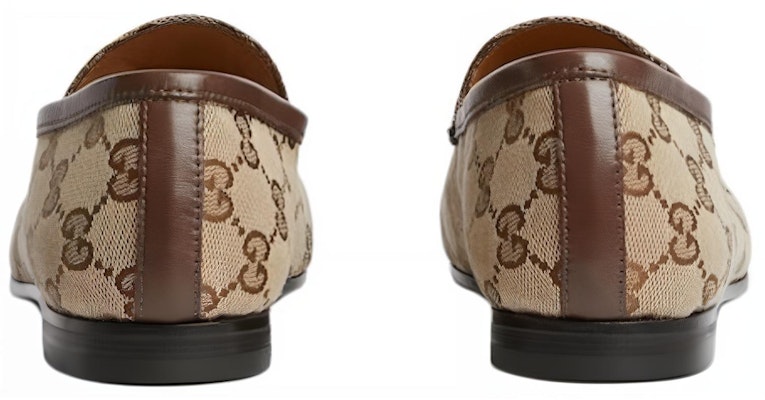 (W) 구찌 브라운 캔버스 슬립온 로퍼 (Gucci Brown Canvas Slip-on Loafer) 431467KY9809763 Details for (W) 구찌 브라운 캔버스 슬립온 로퍼 (Gucci Brown Canvas Slip-on Loafer) 431467KY9809763