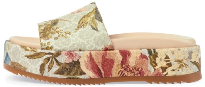 GUCCI古馳 帆布 花卉印花 時尚涼拖 女款 多色 Buy GUCCI古馳 帆布 花卉印花 時尚涼拖 女款 多色