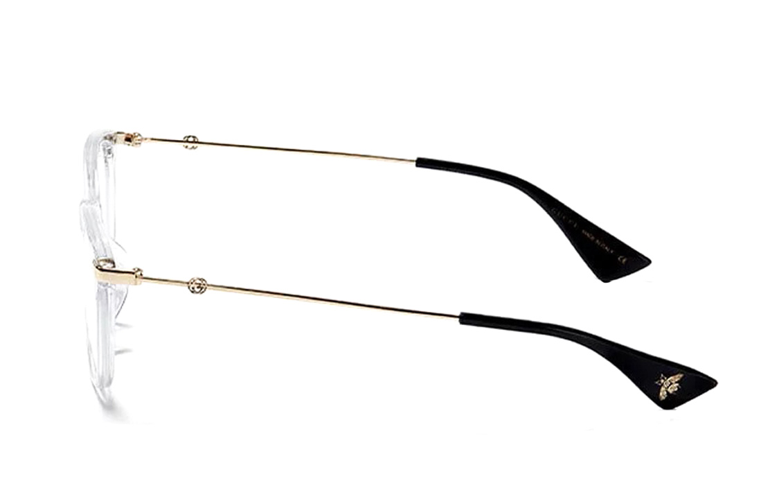 Shop (W) 구찌 캡슐 투명 원형 광학 안경 프레임 GG1061OA-002