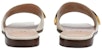 (W) Sandal Tumit Datar Gucci Cara Kulit 'Off-White' 694858-C9D00-9022