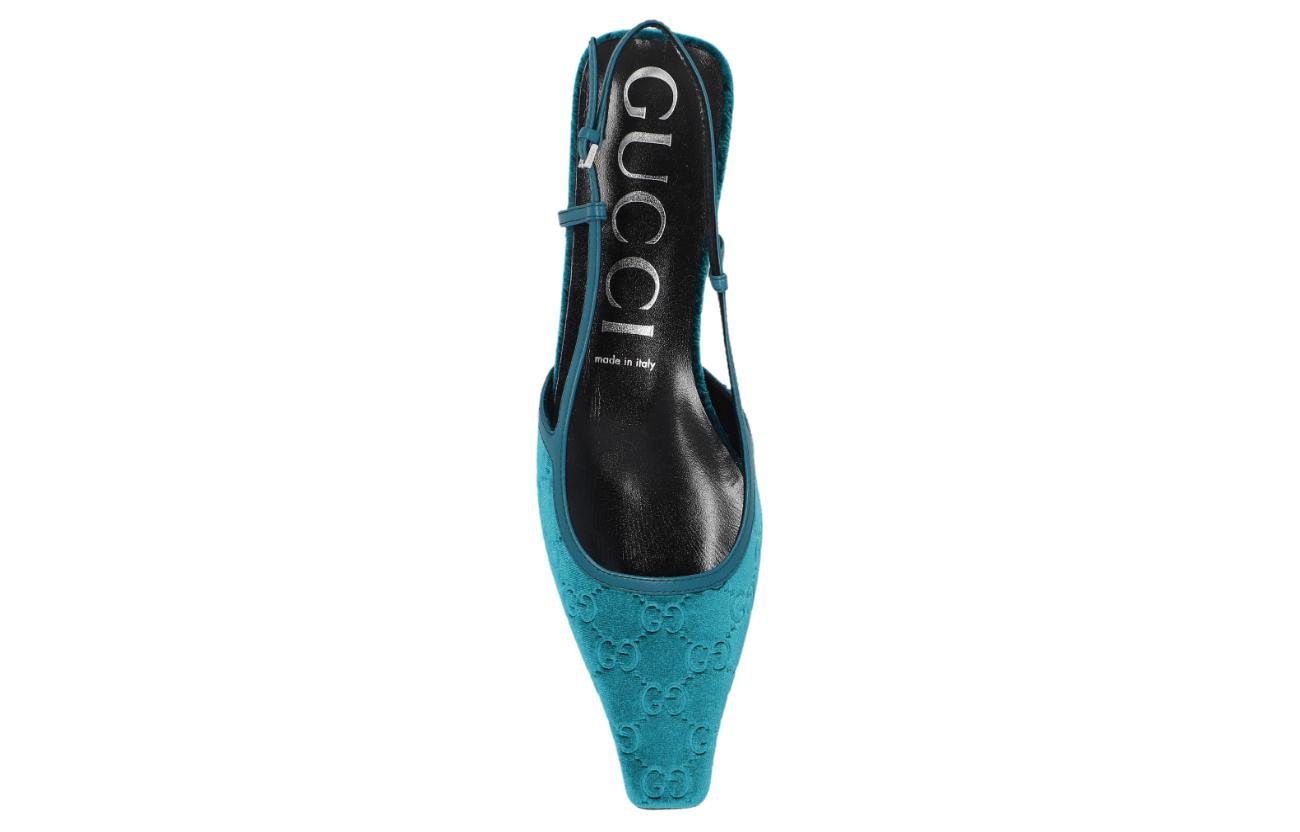 Shop (W) Gucci Baskets Basses Décontractées ''Bleu'' 762420-FACMB-4641