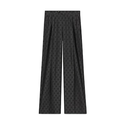 (Women) Gucci Casual Pants FW22 Black 715693-ZAKF8-1161