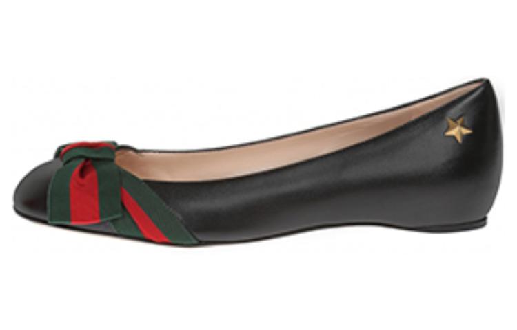 (Women) Gucci Casual Slip-On 'Black Leather' 432045-CQXS0-1060