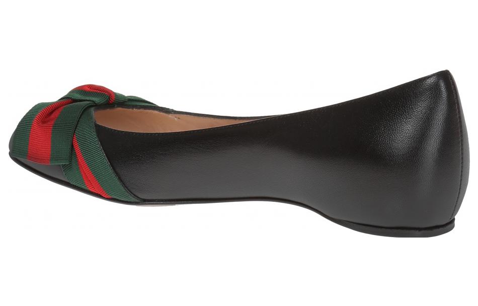 Shop (W) Gucci Slip-On Casual ''Pelle Nera'' 432045-CQXS0-1060