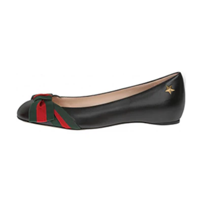 (W) Gucci Casual Slip-On 'Black Leather'