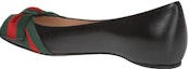 Shop (W) Gucci Slip-On Kasual 'Kulit Hitam' 432045-CQXS0-1060