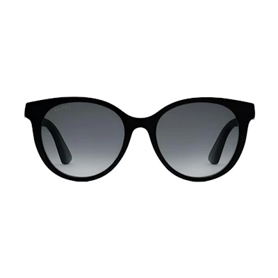 (Women) GUCCI Cat Eye Sunglasses Black Designer Frame Fashion Shades 610932-J0740-1031