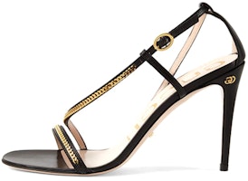 (Women) Gucci Chain 'Black Fashion Casual Sandal' 659198-C9D00-1000 (Women) Gucci Chain 'Black Fashion Casual Sandal' 659198-C9D00-1000