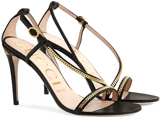 (Women) Gucci Chain 'Black Fashion Casual Sandal' 659198-C9D00-1000 Order (Women) Gucci Chain 'Black Fashion Casual Sandal' 659198-C9D00-1000