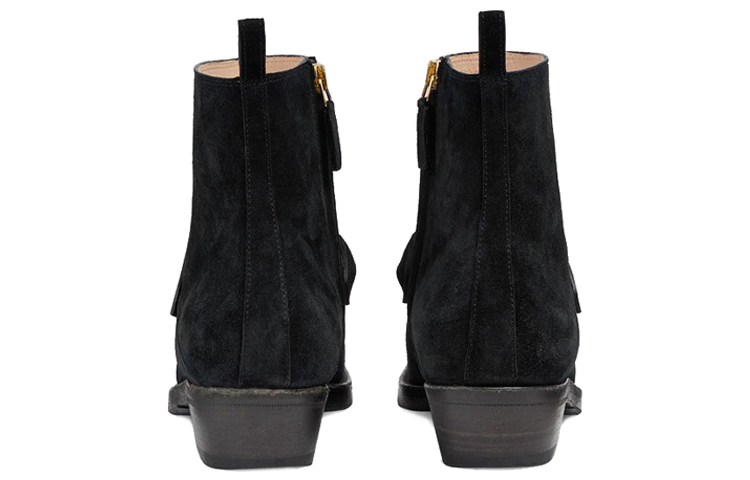 (W) Gucci Chain Ankle Boot 'Black' 圖 4