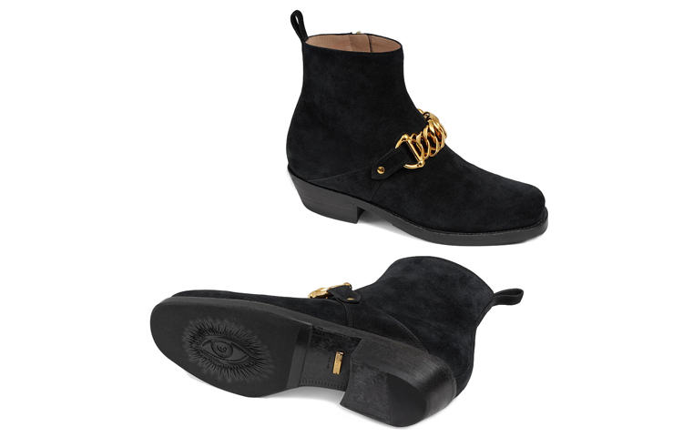 (W) Gucci Chain Ankle Boot 'Black' 圖 5