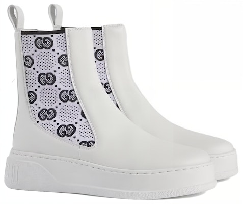 (W) Bota Chelsea Gucci 'Negro Blanco GG Elástico' 718718-AAA8L-9059 Order (W) Bota Chelsea Gucci 'Negro Blanco GG Elástico' 718718-AAA8L-9059