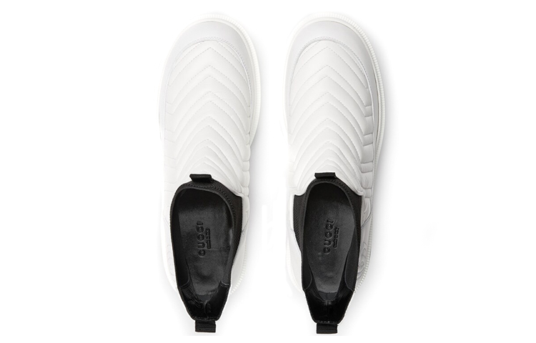 Lookbook (Women) Gucci Chelsea Boot 'White Quilted' 643958-DH7D0-9143