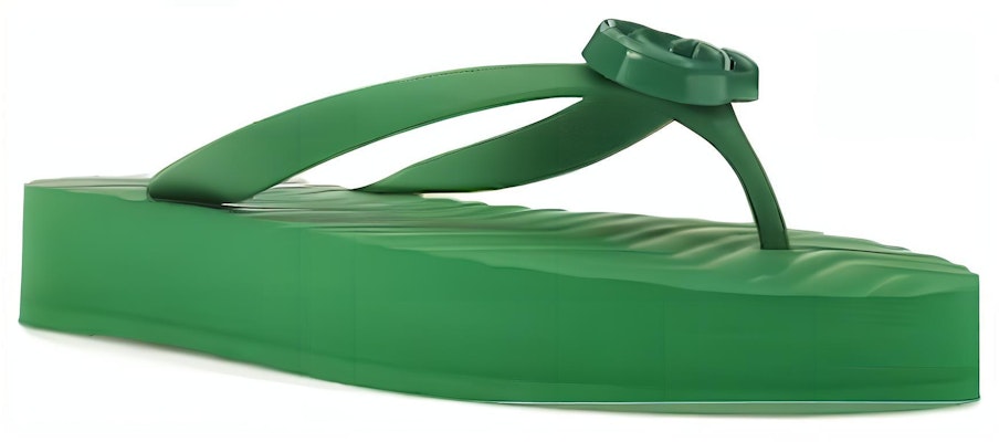 (Women) Gucci Chevron Thong Sandal Green Rubber 655463-J8710-3727 Lookbook (Women) Gucci Chevron Thong Sandal Green Rubber 655463-J8710-3727
