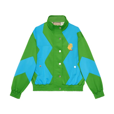 (Women) Gucci Chinese New Year SS23 Green Rabbit Embroidered Jacket 723487-XJE2Z-4898