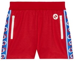 (Women) Gucci Chinese New Year SS24 Logo Elastic Waist Shorts Women Red 774190-XJGD3-6429 (Women) Gucci Chinese New Year SS24 Logo Elastic Waist Shorts Women Red 774190-XJGD3-6429