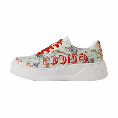 (W) Gucci Chunky B 'Soave Amore Floral Print - Mint Green'