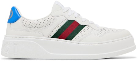 (Women) Gucci Chunky GG Web Sneaker 'White Blue' 670415-UPG10-9060 (Women) Gucci Chunky GG Web Sneaker 'White Blue' 670415-UPG10-9060