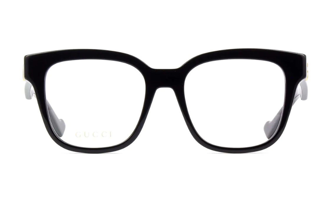 Lookbook (W) GUCCI 經典女性黑色貓眼光學眼鏡框。 GG0958O-004