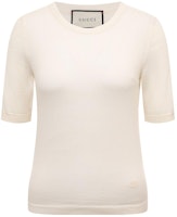 (Women) Gucci Classic Crewneck Beige Cashmere Sweater 624291-XKBD6-9791 (Women) Gucci Classic Crewneck Beige Cashmere Sweater 624291-XKBD6-9791