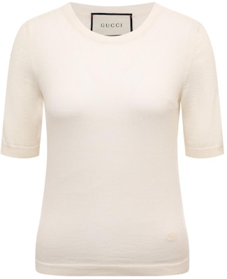 (Women) Gucci Classic Crewneck Beige Cashmere Sweater 624291-XKBD6-9791 Buy (Women) Gucci Classic Crewneck Beige Cashmere Sweater 624291-XKBD6-9791