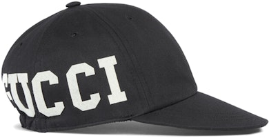 (W) GUCCI 經典數位休閒棉質帆布黑色女帽. 751400-4HA0M-1077 Lookbook (W) GUCCI 經典數位休閒棉質帆布黑色女帽. 751400-4HA0M-1077