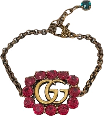 (Women) GUCCI Classic Double G Logo Bracelet - Brass Color. 809072921 Order (Women) GUCCI Classic Double G Logo Bracelet - Brass Color. 809072921