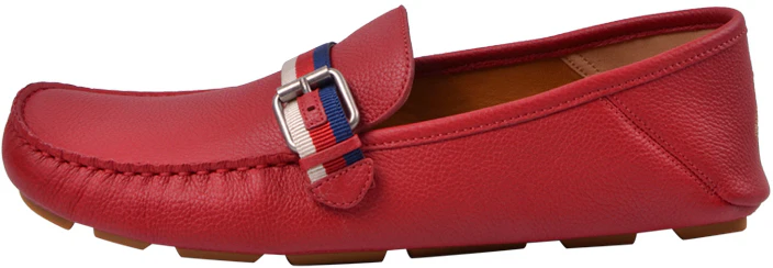 women-gucci-classic-stripe-flat-bee-embroidery-red-473766-bxon-0-6467