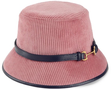 (W) GUCCI 灰色燈芯絨天鵝絨漁夫帽 679425-3HAFT-6368 Buy (W) GUCCI 灰色燈芯絨天鵝絨漁夫帽 679425-3HAFT-6368