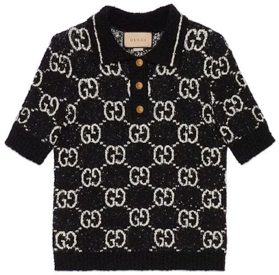 (W) Gucci Cosmogonie SS23 Polo Negro con Estampado Gráfico. 735890-XKC1L-1289 Buy (W) Gucci Cosmogonie SS23 Polo Negro con Estampado Gráfico. 735890-XKC1L-1289