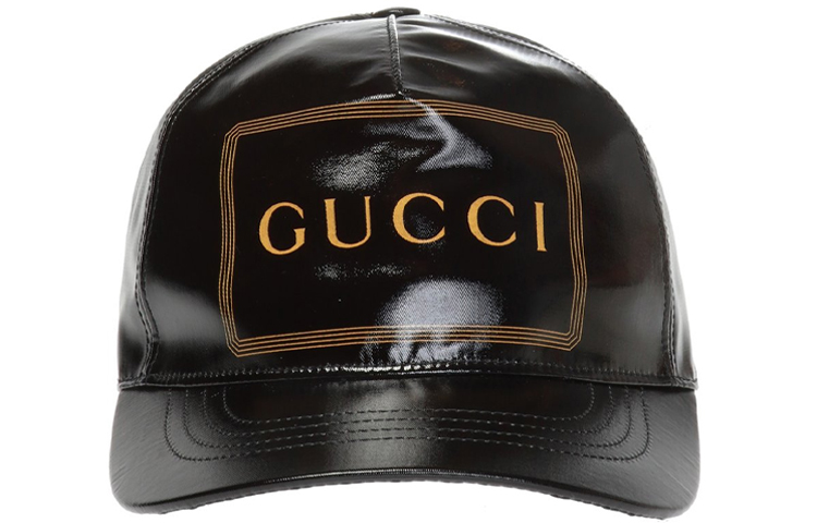 Order (Women) GUCCI Cotton Logo Baseball Cap with Yellow Trim 426887-4HG80-1000