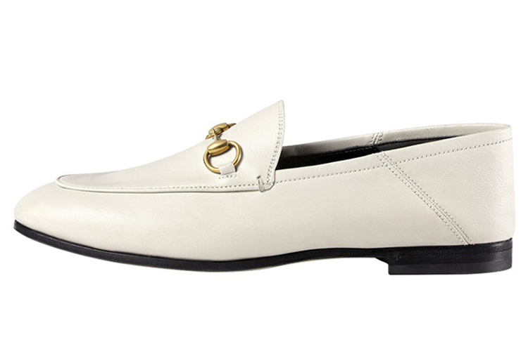 (Women) Gucci Cowhide Thick Sole Shoe White 414998-DLC00-9022 414998-DLC00-9022