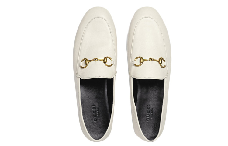 Lookbook (W) Sepatu Sol Tebal Kulit Sapi Putih Gucci 414998-DLC00-9022