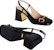 (W) Gucci Kulit Buaya Mule 'Fesyen Hitam' 708951-E5BF0-1000
