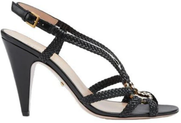 (W) Gucci Kristall Interlocking G Absatzsandalen Schwarz Geflochtenes Leder 739098-BKO00-1000 Order (W) Gucci Kristall Interlocking G Absatzsandalen Schwarz Geflochtenes Leder 739098-BKO00-1000