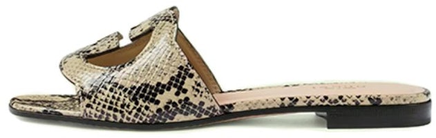 (Women) Gucci Cut-out Slide Sandals 'Interlocking G - Neutral' 694451-19Y00-9719 (Women) Gucci Cut-out Slide Sandals 'Interlocking G - Neutral' 694451-19Y00-9719