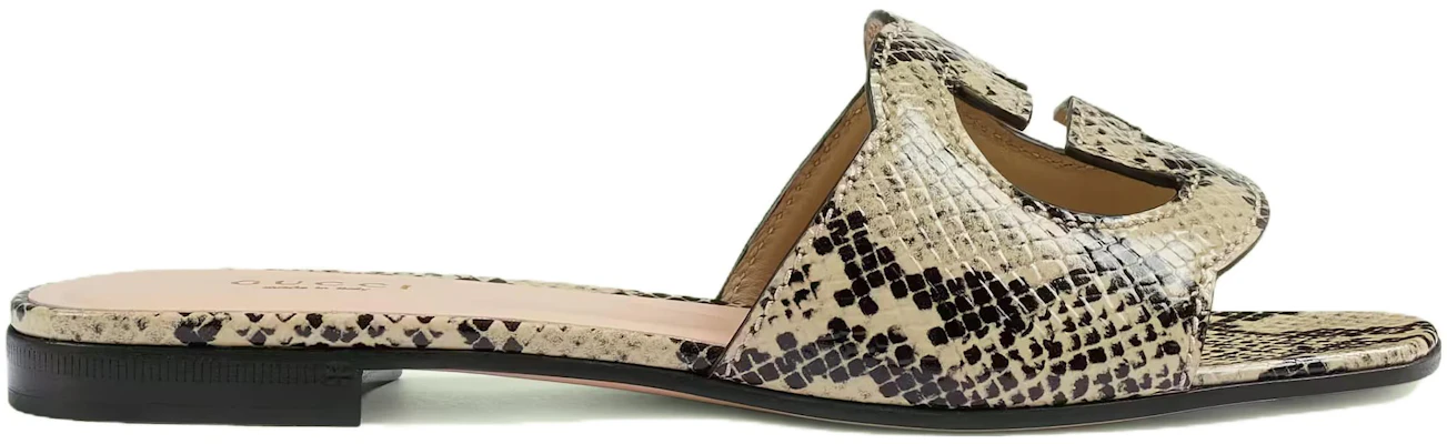 (W) Sandal Gucci Cut-out Interlocking G - Warna Netral 694451-19Y00-9719 Order (W) Sandal Gucci Cut-out Interlocking G - Warna Netral 694451-19Y00-9719