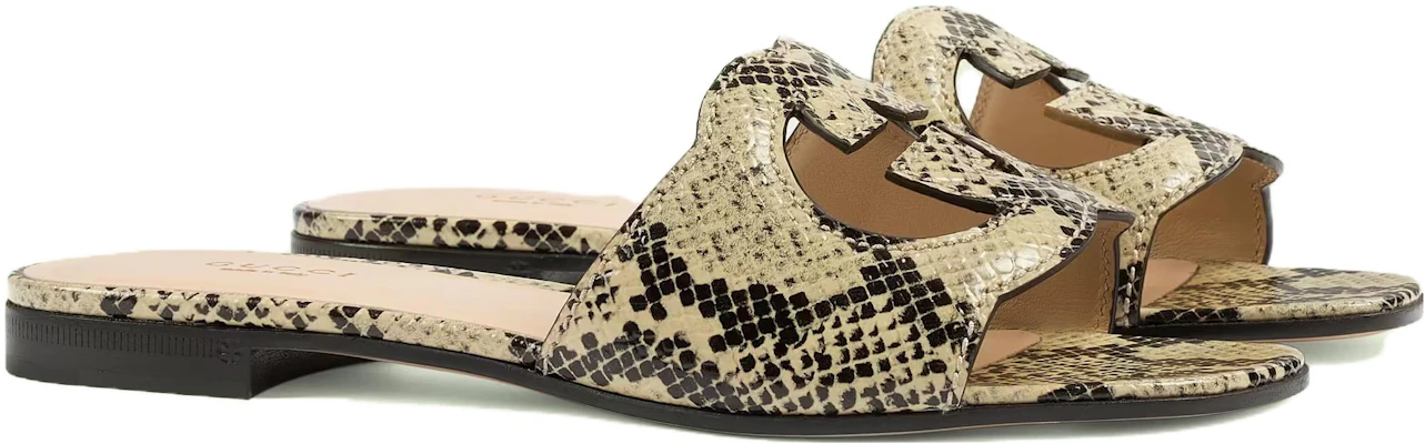 (W) Sandal Gucci Cut-out Interlocking G - Warna Netral 694451-19Y00-9719 Lookbook (W) Sandal Gucci Cut-out Interlocking G - Warna Netral 694451-19Y00-9719