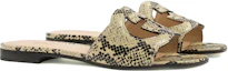 Lookbook (W) Sandal Gucci Cut-out Interlocking G - Warna Netral 694451-19Y00-9719