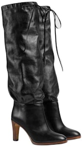 (W) But Hitam Gucci Kulit Lace-Up High-Top Boots. 522689-0QH00-1000 Order (W) But Hitam Gucci Kulit Lace-Up High-Top Boots. 522689-0QH00-1000