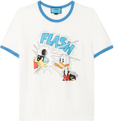 (W) Gucci Donald Duck T-shirt Cetak Vintage Ivory Crewneck 645302-XJC8W-9791 Buy (W) Gucci Donald Duck T-shirt Cetak Vintage Ivory Crewneck 645302-XJC8W-9791