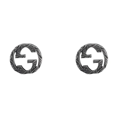 (Women) Gucci Double G 925 Silver Earrings - Elegant Korean Style for Women 457109-J8400-0811