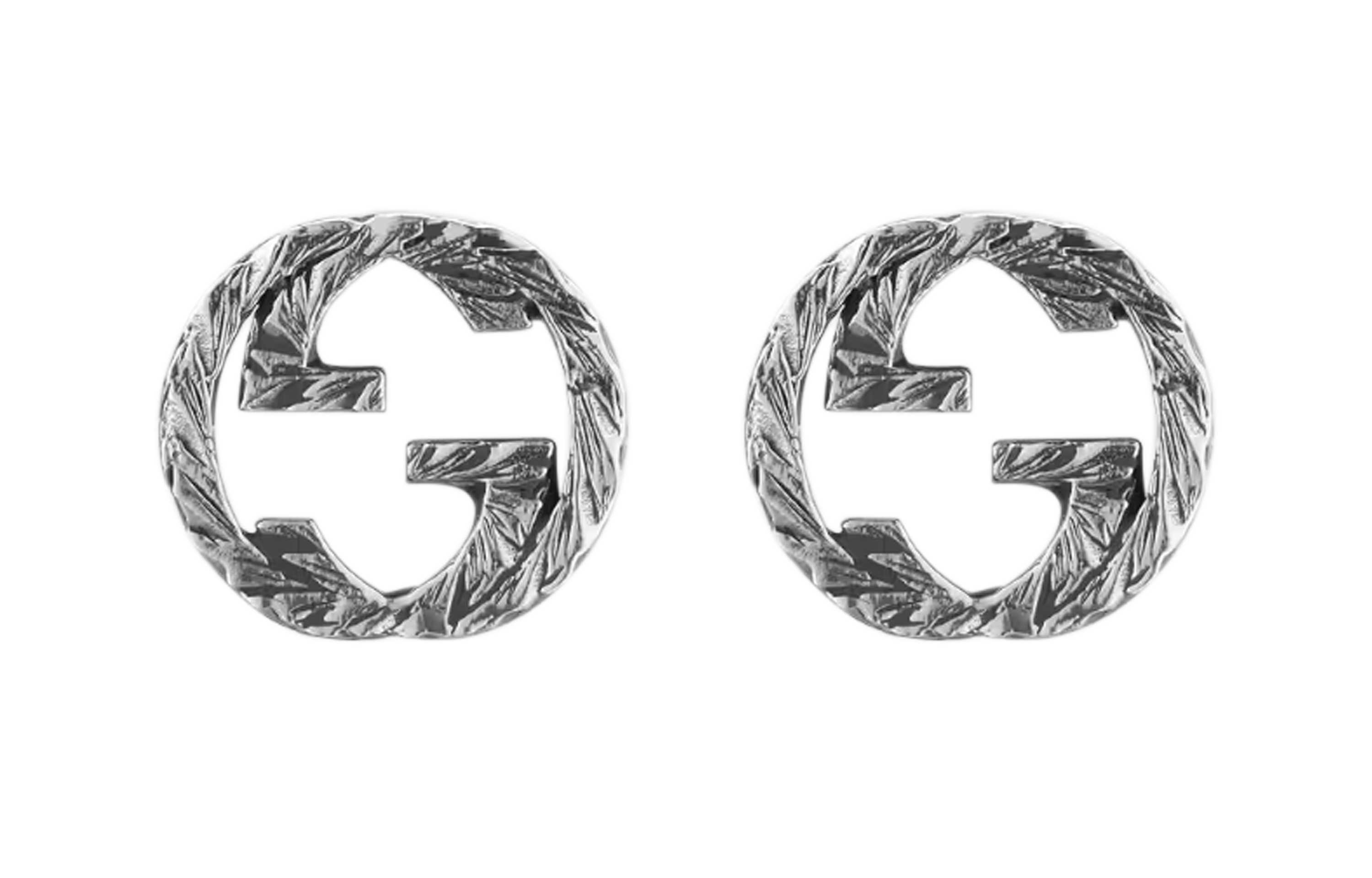 (Women) Gucci Double G 925 Silver Earrings - Elegant Korean Style for Women 457109-J8400-0811 圖 2