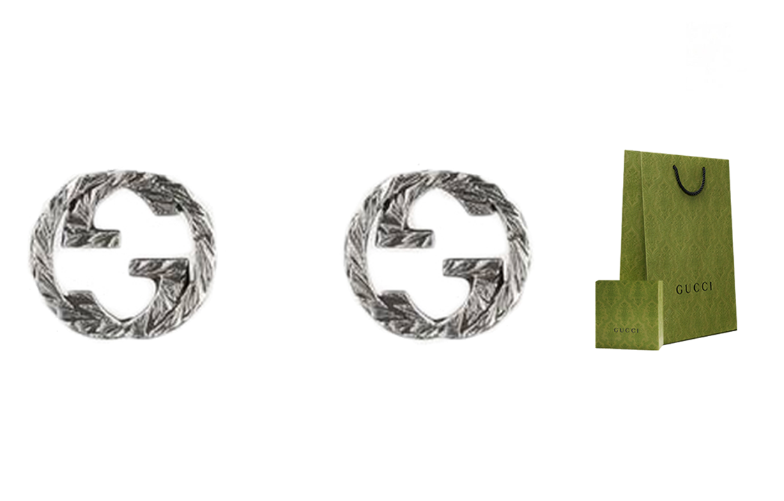 (Women) Gucci Double G 925 Silver Earrings - Elegant Korean Style for Women 457109-J8400-0811 圖 4