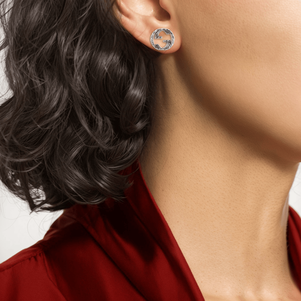 (Women) Gucci Double G 925 Silver Earrings - Elegant Korean Style for Women 457109-J8400-0811 圖 8