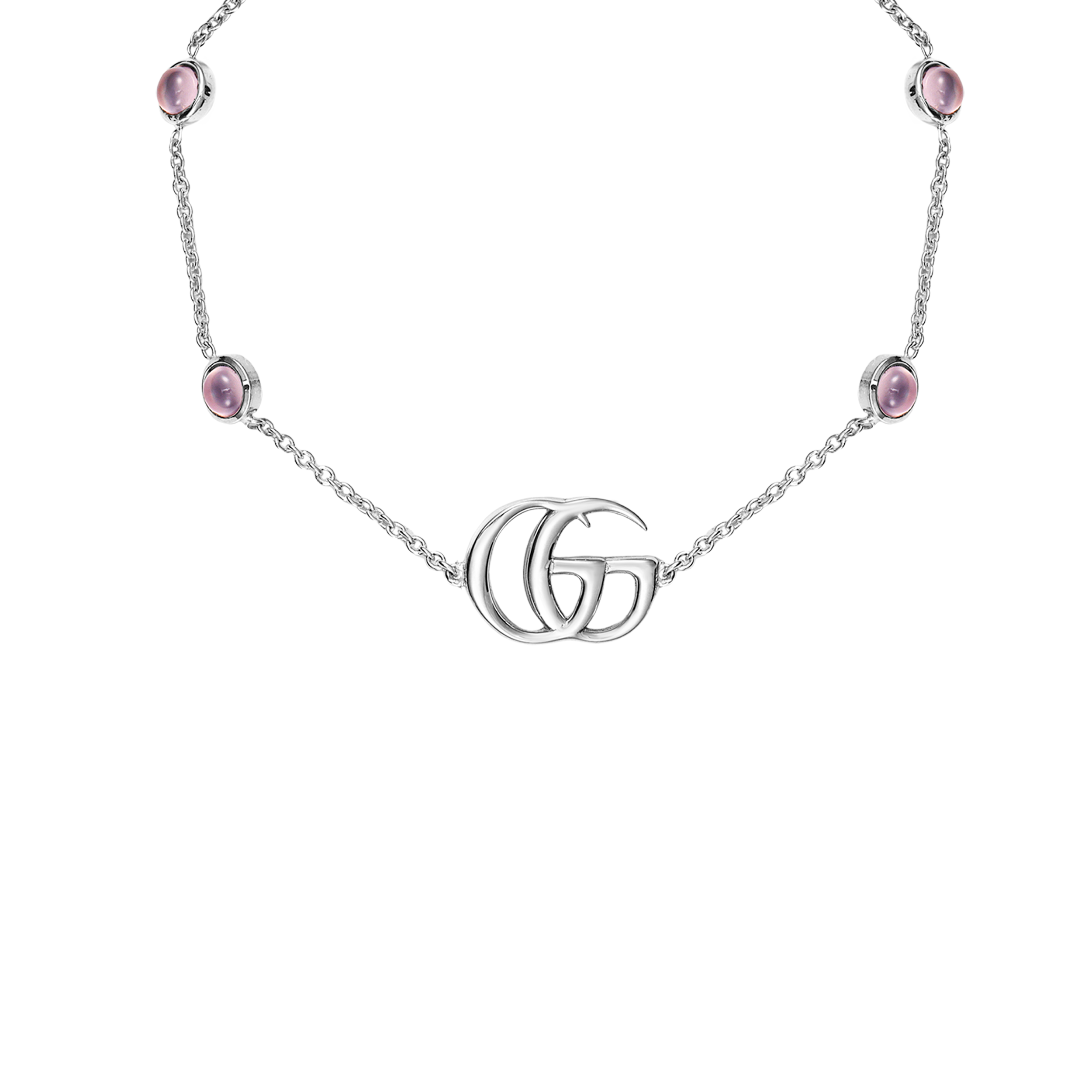 Shop (W) GUCCI Gelang Perak 925 Double G Wanita. YBA527393002